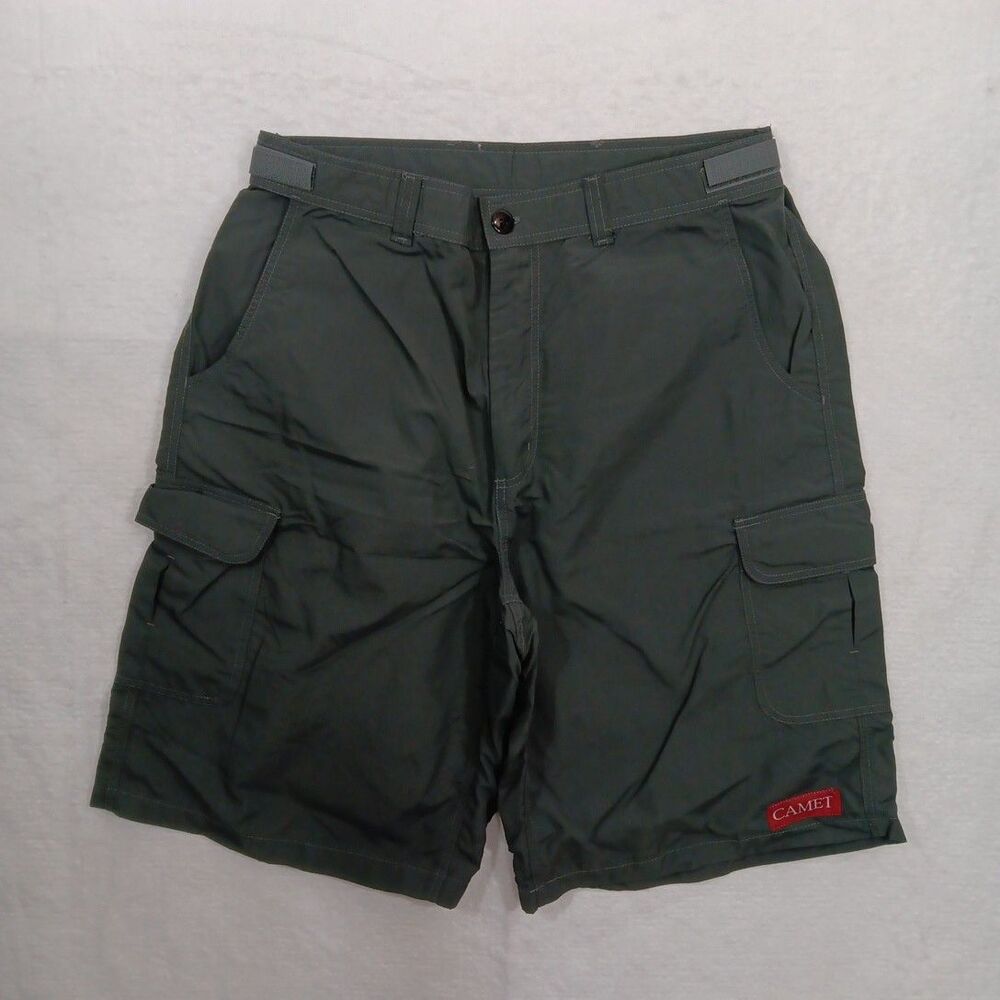 Comet Men's Shorts Size Large Gray Adjustable Waist Reenforced Back